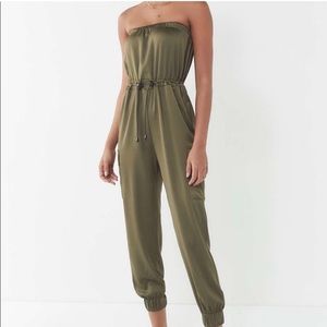 Urban Outfitters Olive Jumpsuit